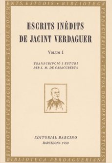 escrits inedits de jacint verdaguer tomo 1-9788472260962