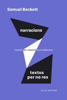 narracions i textos per no res (ebook)-samuel beckett-9788473295062