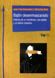 bajtin desenmascarado-jean paul bronckart-christian bota-9788477741862