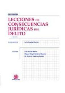 lecciones de consecuencias juridicas del delito (4ª ed.)-9788490046562
