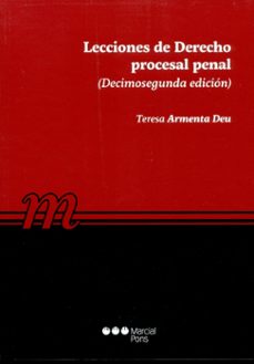 lecciones de derecho procesal penal-teresa armenta deu-9788491236962