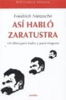 asi hablo zaratustra-9788495427762