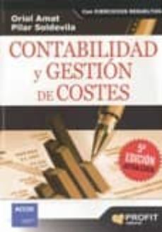 contabilidad y gestion de costes-9788496998162