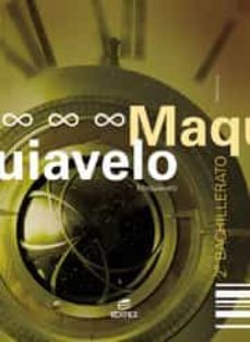 cuadernillo de filosofia nicolas maquiavelo 2º bachillerato edicion 2003-9788497710862
