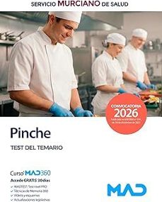 pinche del servicio murciano de salud (sms). test del temario.-9791370284862