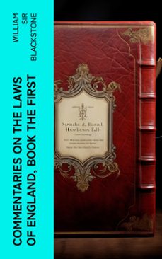 commentaries on the laws of england, book the first (ebook)-william, sir blackstone-4066339552272