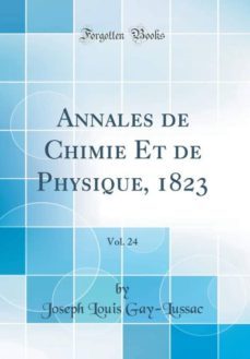 annales de chimie et de physique, 1823, vol. 24 (classic reprint)-9780267028672