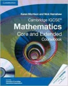 cambridge igcse, mathematics core and extended : coursebook with cd-rom-karen ; hamshaw, nick morrison-9781107606272