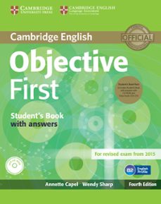 objective first student's book pack (student's book with answers with cd-rom and class audio cds(2)) 4th edition-9781107628472