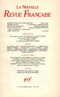 la nouvelle revue française n° 357-9782072381072
