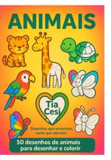 animais: 50 desenhos para colorir (ebook)-cesiane anjos de oliveira-9786501544472