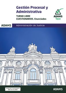 gestión procesal y administrativa. turno libre. cuestionarios-9788410772472