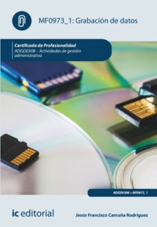 grabacion de datos. adgd0308 (ebook)-jesús francisco camuña rodríguez-9788411037372