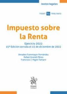 impuesto sobre la renta 15ª edicion-9788411478472