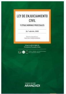 ley de enjuiciamiento civil (papel + e-book)-faustino cordon moreno-9788413089072
