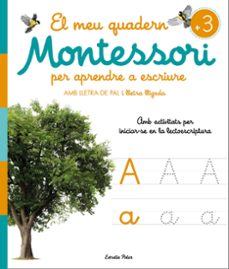 el meu quadern montessori per aprendre a escriure-9788413896472