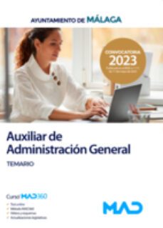 auxiliar de administracion general. temario. ayuntamiento de malaga-9788414271872