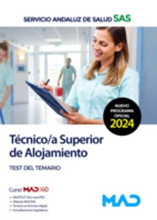 tecnico/a superior de alojamiento del servicio andaluz de salud (sas)-9788414293072