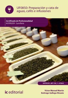 (i.b.d.) hotr0209 preparacion y cata de aguas, cafes e infusiones sumilleria-9788416629572