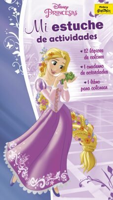 princesas: mi estuche de actividades: estuche con dos libritos y lapices de colores-9788416913572