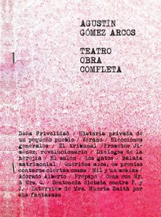 teatro. obra completa (ebook)-agustin gomez-arcos-9788419047786
