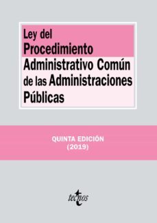 ley del procedimiento administrativo comun de las administraciones publicas (5ª ed.)-9788430977772