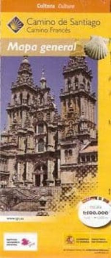 camino de santiago. mapa general (1:500.000)-9788441615472