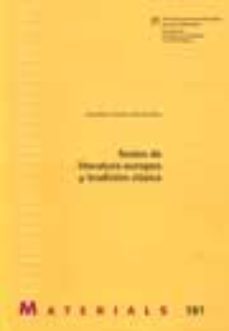 textos de literatura europea y tradicion clasica-candida ferro hernandez-9788449024672