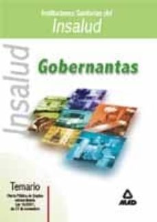 gobernantas insalud:  temario-9788466508872