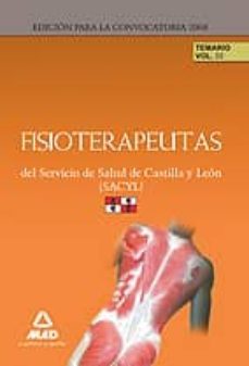 fisioterapeutas del servicio de salud de castilla y leon (sacyl). temario volumen iii. personal estatutario-9788466579872