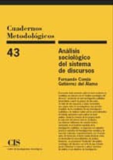 analisis sociologico del sistema de discursos-9788474764772