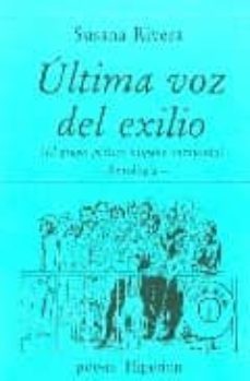 ultima voz del exilio el grupo poetico hispano-mexicano-9788475172972
