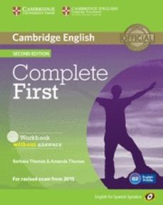 complete first certificate for spanish speakers workbook with audio cd 2nd edition: workbook without answers-9788483238172