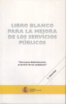 libro blanco para la mejora de los servicios publicos-9788487366772