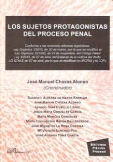 los sujetos protagonistas del proceso penal-9788490854372