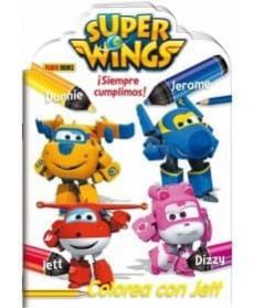 super wings: colorea con nosotros - ¡siempre cumplimos!-9788490947272
