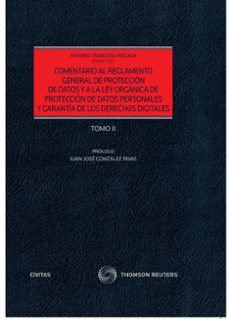 civitas: comentario al reglamento general de proteccion de datos y a la ley organica de proteccion de datos personales y garantias de los derechos digitales-9788491979272