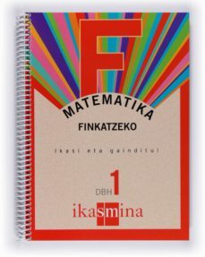 matematika indartzeko dbh1 koadernoa ed 2008-9788498550672