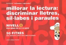 millorar la lectura 01 nivell 1 discriminar l-jesus jarque garcia-9788498961072