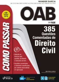 como passar na oab 1ª fase: direito civil (ebook)-wander garcia-ana paula garcia-9788582422472