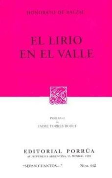 el lirio en el valle-honore de balzac-jaime torres bodet-9789700720272