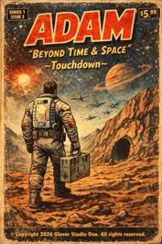 adam beyond time &amp; space touchdown (ebook)-frank b., sr. glover-9798233747472