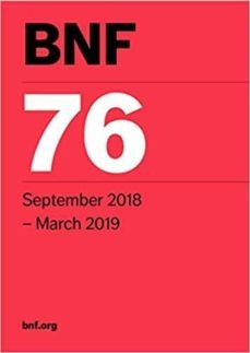 bnf 76 (british national formulary) september 2018-9780857113382