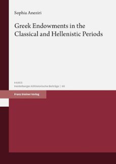 greek endowments in the classical and hellenistic periods (ebook)-sophia aneziri-9783515139182