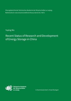 recent status of research and development of energy storage in china (ebook)-9783777636382