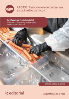 (i.b.d.) inai0108 elaboracion de conservas y cocinados carnicos. - carniceria y elaboracion de productos carnicos-9788411037082
