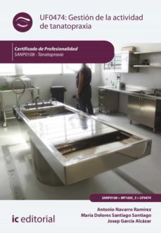 gestion de la actividad de tanatopraxia. sanp0108 (ebook)-9788411038782