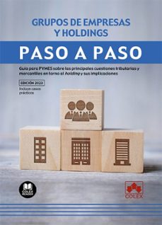 grupos de empresas y holdings. paso a paso. guia para pymes sobre las principales cuestiones tributarias y mercantiles en torno al holding y sus implicaciones-9788411941082