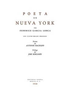 poeta en nueva york (facsimil)-federico garcia lorca-9788413697482