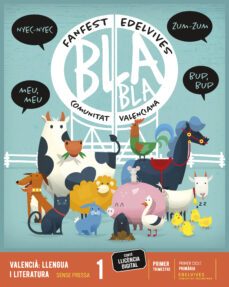 valencia: llengua i literatura 1º primaria nivell iniciacio proyecto fanfest comunidad valenciana ed 2022-9788414039182